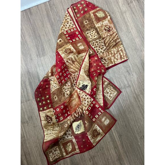 Fall Pattern Scarf Small (Rectangle) - Picture 2 of 3